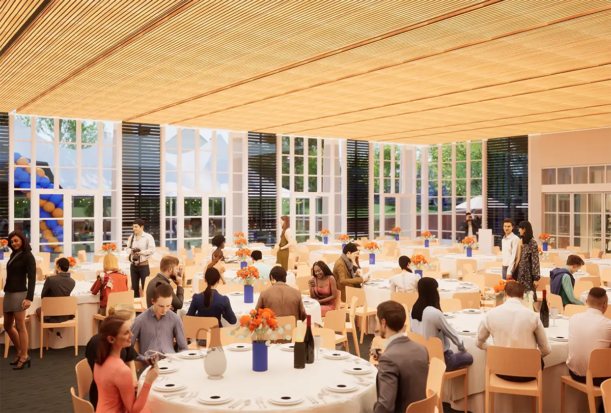 One of the flexible event spaces