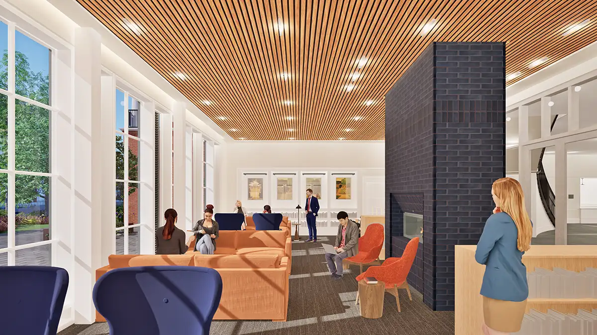 The library on the first floor will be named in honor of the trailblazing women of the Class of 1974