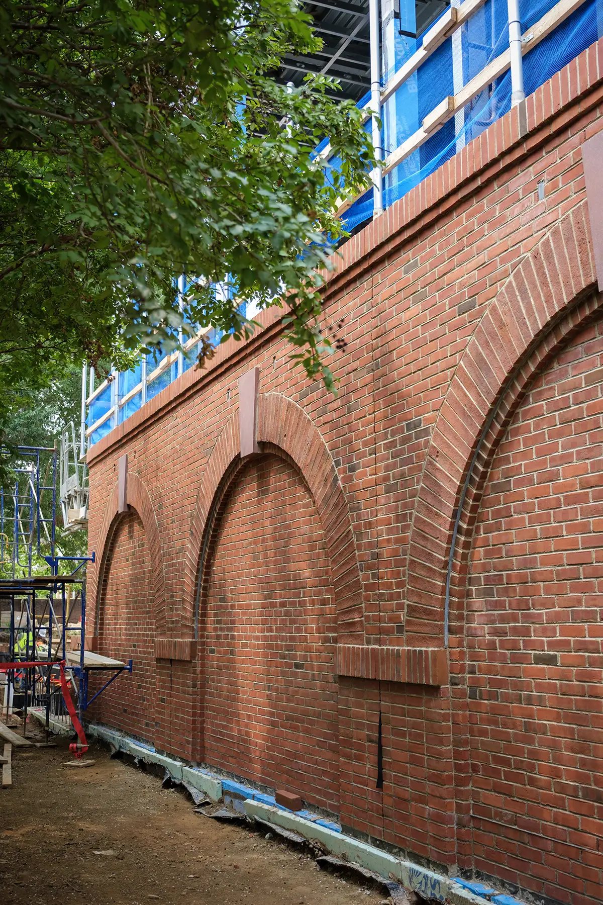 Brick by brick Aggarwal Hall takes shape and the details are revealed.
