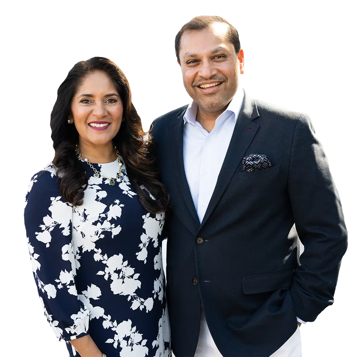 Reggie and Dharini Aggarwal