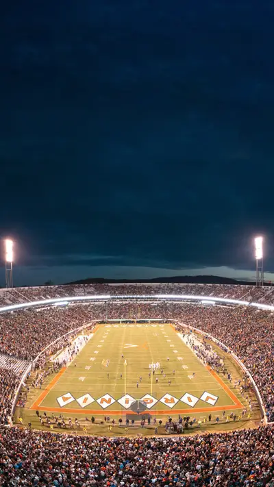Phone background: Scott Stadium on gameday