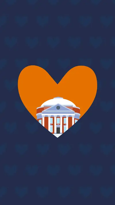 Phone background: Rotunda in a heart