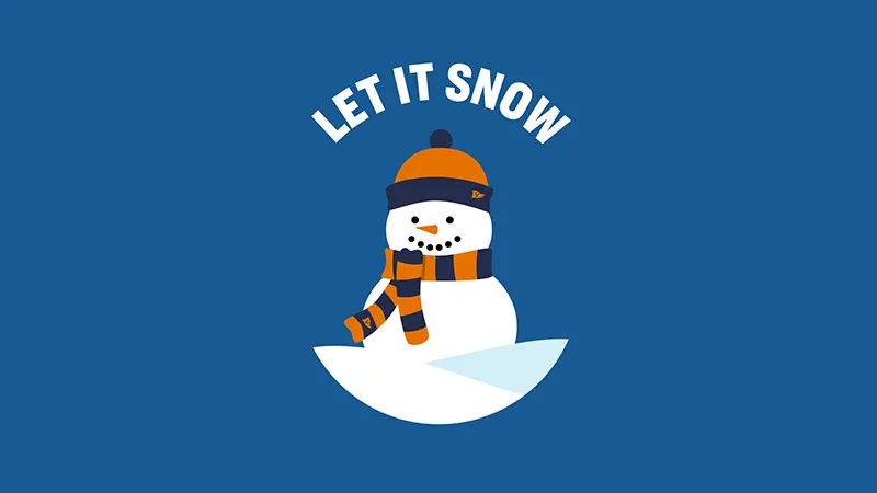 Desktop background: Let It Snow