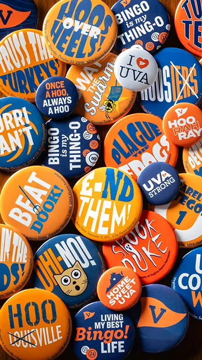 Phone background: UVA gameday buttons