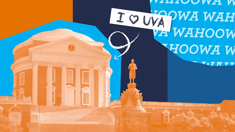 Desktop background: I ♡ UVA