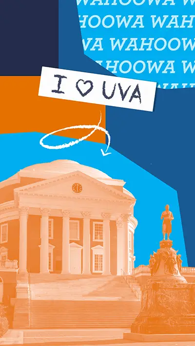 Mobile background: I ♡ UVA
