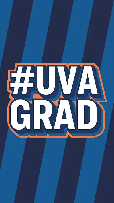 Mobile background: #UVA Grad